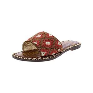 NWT SAM EDELMAN Womens Coral Gunner Round Toe Slip On Slide Sandals 8